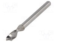 Drill bit; Ø: 3.9mm; L: 38.2mm; PCB; 1/8" (3,175mm) KEMMER PRAEZISION