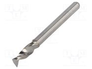 Drill bit; Ø: 3.55mm; L: 38.2mm; PCB; 1/8" (3,175mm) KEMMER PRAEZISION