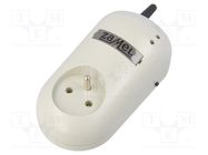 Power socket; 230VAC; IP20; EXTA FREE; -10÷55°C; 868.32MHz; 300m ZAMEL