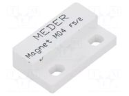 Magnet: permanent; AlNiCo500; 23.2x14x6.1mm; 1210mT MEDER