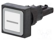 Switch: push-button; 16mm; Stabl.pos: 1; white; Pos: 2; -25÷70°C EATON ELECTRIC