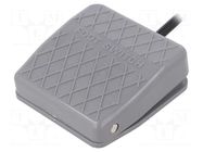 Switch: foot; Stabl.pos: 1; SPDT; 10A/250VAC; IP50; Leads: cables HIGHLY ELECTRIC