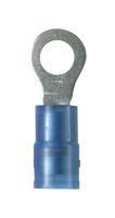 TERMINAL, RING TONGUE, 1/4", 14AWG, BLUE