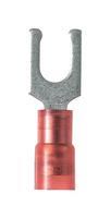 TERMINAL, FORK TONGUE, M3.5, 18AWG, RED