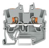 TERMINAL BLOCK, DIN RAIL, 2POS, 16AWG