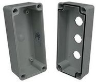 PUSHBUTTON ENCLOSURE, 3HOLE, PC