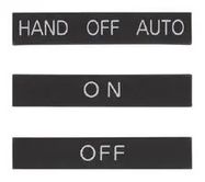 MARKING PLATE, HAND-OFF-AUTO, SWITCH