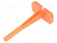 Tool: for  removal; orange; 14AWG÷12AWG; Application: contacts DEUTSCH