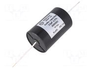 Capacitor: polypropylene; 33uF; 600VDC; ±2%; Ø50x78mm; Leads: axial MIFLEX