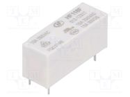 Relay: electromagnetic; SPDT; Ucoil: 12VDC; 10A; 10A/250VAC; PCB HONGFA RELAY