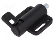 Spring latch; for profiles; W: 46mm; zinc alloy; F1: 25N; F2: 38N ELESA+GANTER