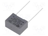 Capacitor: polypropylene; X2; R46 310V; 220nF; 18x9x12.5mm; THT KEMET