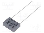 Capacitor: polypropylene; Y2; R41; 2.2nF; 13x4x9mm; THT; ±20%; 10mm KEMET