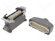 Connector: HDC; male + female; GWconnect; PIN: 24; 16A; 500V; 24+PE MOLEX