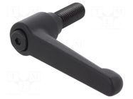 Lever; adjustable; Thread len: 32mm; Lever length: 78mm; GN 300 ELESA+GANTER