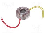 Transformer: toroidal; 35VA; 230VAC; 12V; 2.9A; Leads: cables; IP00 INDEL