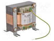 Transformer: mains; 230VAC; 200V; 200V; 9V; 6.3V; 0.06A; 0.06A; 0.4A INDEL