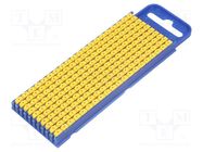 Markers; Marking: -; 2.8÷3.8mm; polyamide; yellow; -40÷85°C; WIC 