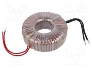 Transformer: toroidal; 300VA; 230VAC; 17V; 17.64A; Leads: cables INDEL