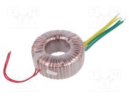 Transformer: toroidal; 250VA; 230VAC; 12V; 12V; 10.41A; 10.41A; IP00 INDEL