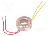 Transformer: toroidal; 20VA; 230VAC; 12V; 1.67A; Leads: cables; IP00 INDEL