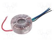 Transformer: toroidal; 200VA; 230VAC; 30V; 30V; 3.33A; 3.33A; H: 50mm 