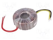 Transformer: toroidal; 200VA; 230VAC; 12V; 24V; 8.33A; 4.16A; H: 50mm INDEL