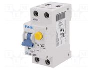 RCBO breaker; Inom: 20A; Ires: 30mA; Poles: 1+N; 230VAC; IP20; PKNM EATON ELECTRIC