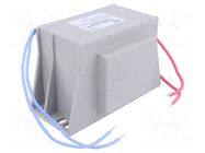 Transformer: mains; 135VA; 230VAC; 17V; 7.94A; Leads: cables; 200mm INDEL