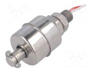 Sensor: liquid level; -20÷130°C; OUT: SPST; lead 0,3m; 1A; 70W PROFFUSE