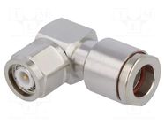 Connector: TNC; plug; male; CNT; angled 90°; 50Ω; clamp; for cable CommScope