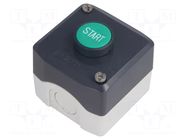 Control cassette; 22mm; Harmony XB5; No.of butt: 1; flat; IP66 SCHNEIDER ELECTRIC