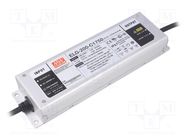 Power supply: switching; LED; 199.5W; 57÷114VDC; 1750mA; IP67; 92% MEAN WELL