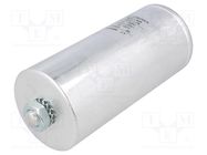 Capacitor: polypropylene; 100uF; Leads: M10 screws; ESR: 4mΩ; ±5% KEMET