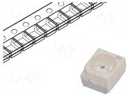 LED; orange; SMD; 3528,PLCC2; 380÷755mlm; 112÷280mcd; 3.4x3x2.1mm ams OSRAM