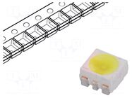 LED; white cold; SMD; 3528,PLCC6; 24.2÷37.8lm; 7.1÷14cd; 5600K ams OSRAM
