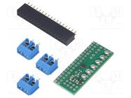 DC-motor driver; DRV8835; 250kHz; PWM; 1.2A; Uin mot: 2÷11V; Ch: 2 POLOLU