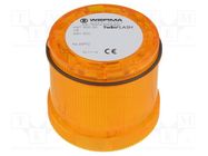 Signaller: lighting; LED; orange; 24VDC; IP65; Ø70x65.5mm; -30÷60°C WERMA