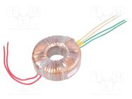 Transformer: toroidal; 100VA; 230VAC; 12V; 12V; 4.16A; 4.16A; Ø: 97mm INDEL