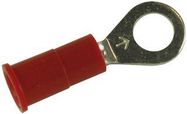 TERMINAL, RING TONGUE, #10, CRIMP, RED