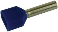 TERMINAL, FERRULE, 13MM, CRIMP, BLUE