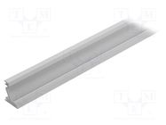 Profiles for LED modules; white; L: 1m; CORNER14; aluminium TOPMET