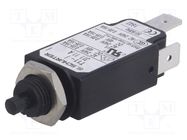 Circuit breaker; Urated: 240VAC; 48VDC; 11A; SPST; Poles: 1; screw 