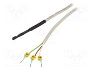 Sensor: temperature; DS18B20; Body dim: Ø5x30mm; Leads: lead x3 F&F