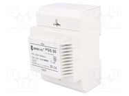 Transformer: mains; 50VA; 230VAC; 42V; Leads: terminal block; IP30 BREVE TUFVASSONS