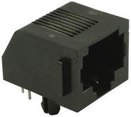 CAT3 RJ14 MODULAR JACK, 6 POSITION, 1 PORT