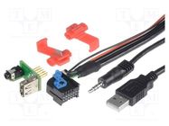 USB/AUX adapter; Alfa Romeo,Fiat,Lancia PER.PIC.