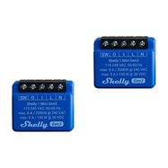 Shelly 1 Mini Gen3 Set of 2 Controllers, WiFi/Bluetooth, Shelly