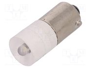 LED lamp; white; BA9S; 230VAC SIGNAL-CONSTRUCT