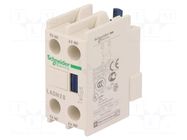 Auxiliary contacts; Leads: screw terminals; front; TeSys D SCHNEIDER ELECTRIC